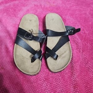 Elegant Black Strappy Sandals